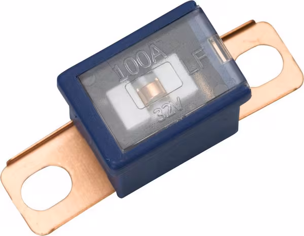 Fusible pal 100A bleu Hella · réf. 8JS740026561