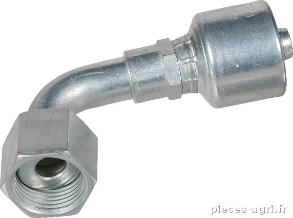 Racc. à sertir DN10-13/16 ORFS 90° · réf. 6G8FFORX90S