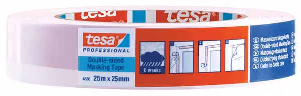 Ruban de masquage, Duo 25m x 25mm, Tesa®. · réf. T048360000100