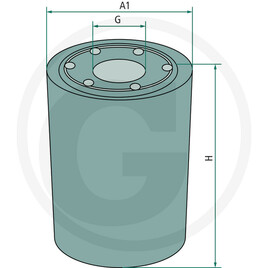 Fleetguard Kraftstofffilter vue 2