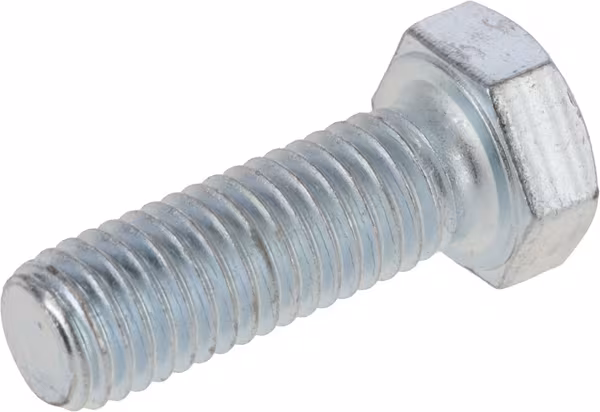Boulon hexagonal entièrement fileté M12x35 10.9 zing · réf. 9331235109
