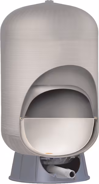 Vase d'expansion plastique 80l · réf. C2B80