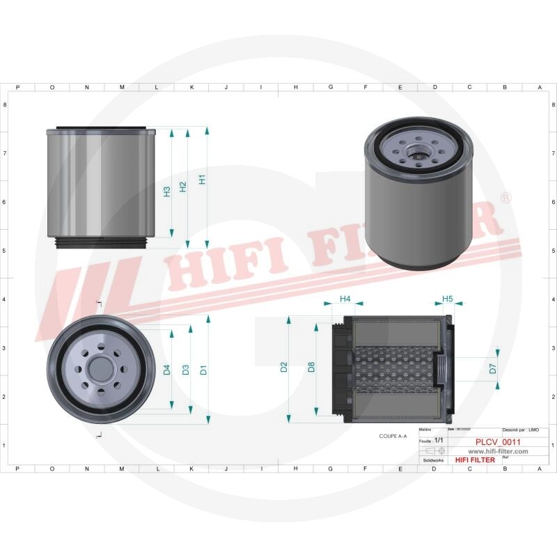 HIFI Préfiltre à carburant · réf. 5674698
