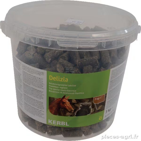 Friandises Delizia réglisse 3kg · réf. VV7813