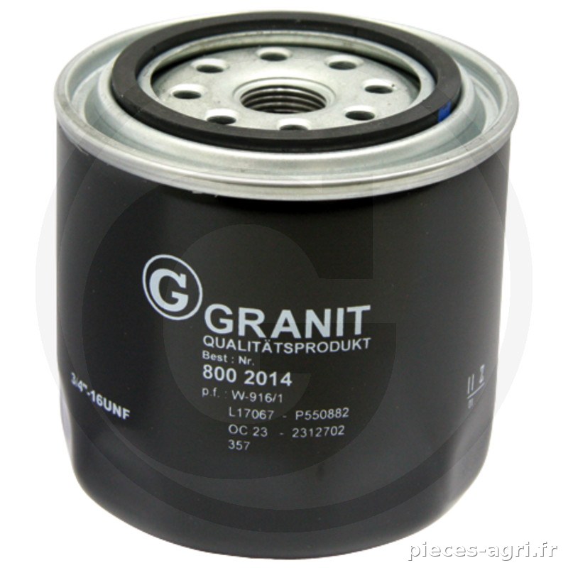 GRANIT Filtre à huile moteur vue 2