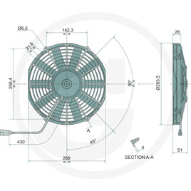 GRANIT Lüftermotor · réf. 36252079