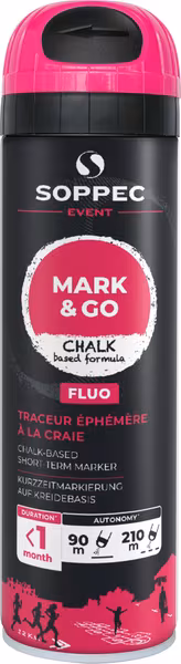 Spray de marquage rouge cerise MARK & GO 500 ml · réf. PA182025