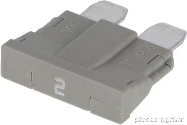 Fusible à lame standard 80V 2A gris paquet de 10x Kramp · réf. FS1802PKR