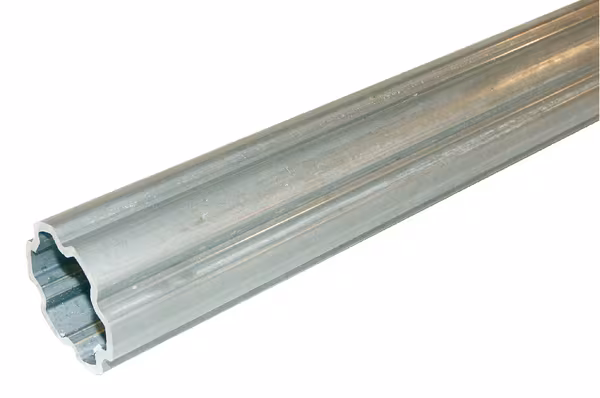 Tube profilé extérieur V50/V60, en étoile, diamètre 57,6 x 41,6 x 3,5 mm, longueur : 1 400 mm · réf. 1911608001400