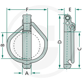 Blister Assortiment de goupilles clips · réf. 4990371