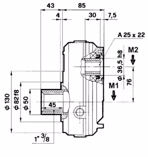 Multiplicateur pour pompe GR.2 1:3 vue 3