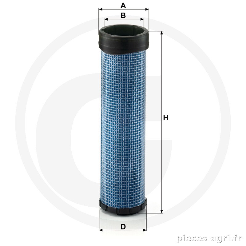 MANN FILTER Filtre à air secondaire vue 3