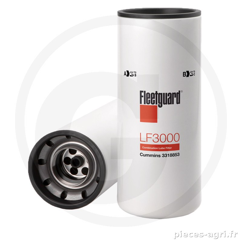 Fleetguard Filtre à huile moteur vue 2