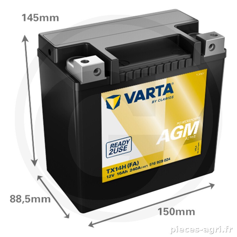 Varta Powersports AGM · réf. 19914358