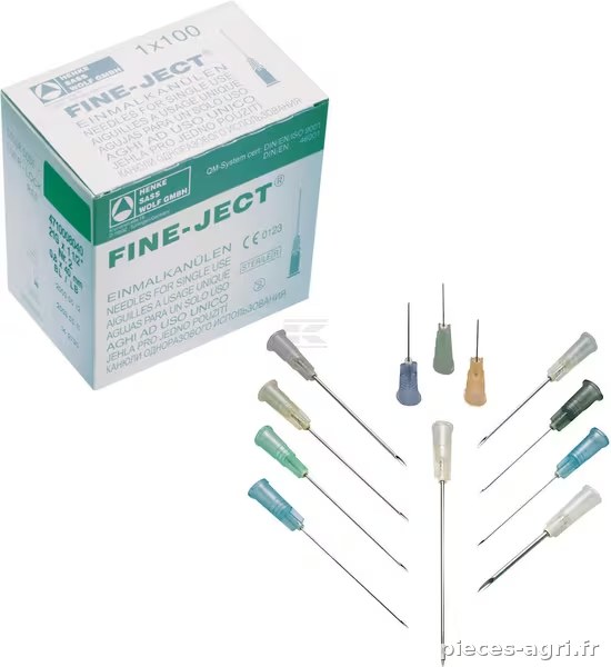 Canule jetable HSW HENKE-JECT® 1,6x40mm 100pcs · réf. 21724KER