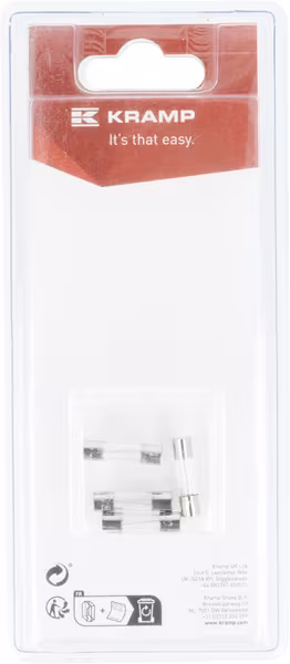 Fusible 3A x 20mm, verre (4) · réf. KRSI23505P04B