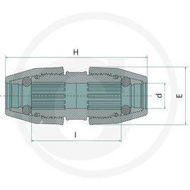 PLASSON Raccord universel 40 - 43 · réf. 40504053653