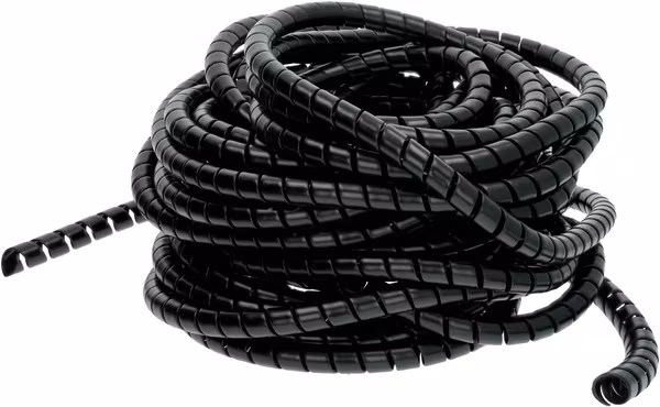 Spirale plastique noire 20-27 25m · réf. KBV20BP025KR