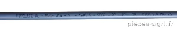 Tuyau PVC PN16 16 mm 4 m  · réf. 7016016
