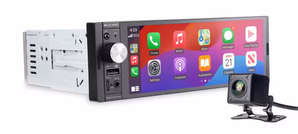 Autoradio 12 V, CarPlay, écran complet « DAB » + caméra vue 2