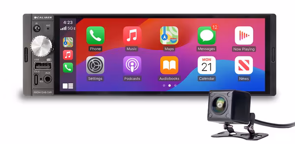 Autoradio 12 V, CarPlay, écran complet « DAB » + caméra · réf. VDX400