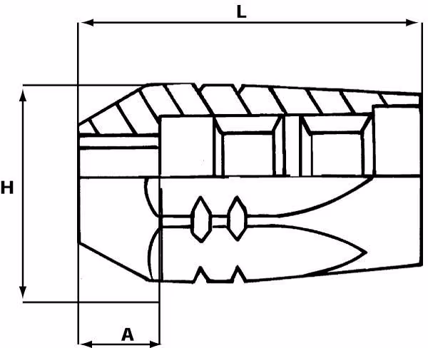 Douille à visser DN8 vue 2