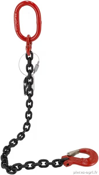 Suspension à chaîne 1 brin 1 m 8 mm · réf. H18SL1TYP1
