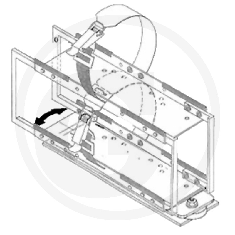 TREX.PARTS Porte-bouteille double pivotant · réf. 11151820