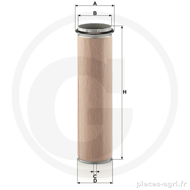 MANN FILTER Filtre à air vue 3