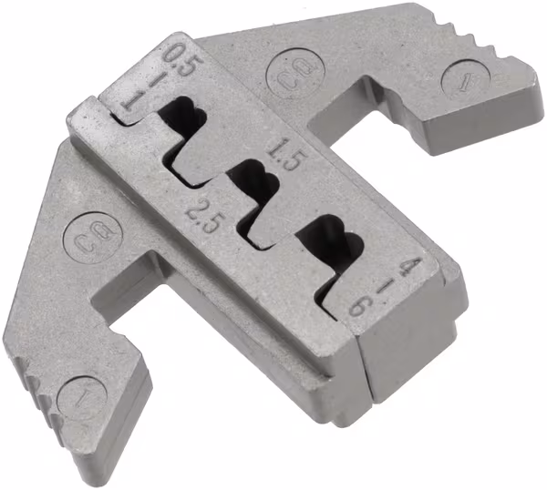 Crimp die set for open-barrel terminals (0.5-6 mm²) · réf. LAT2000CQKR