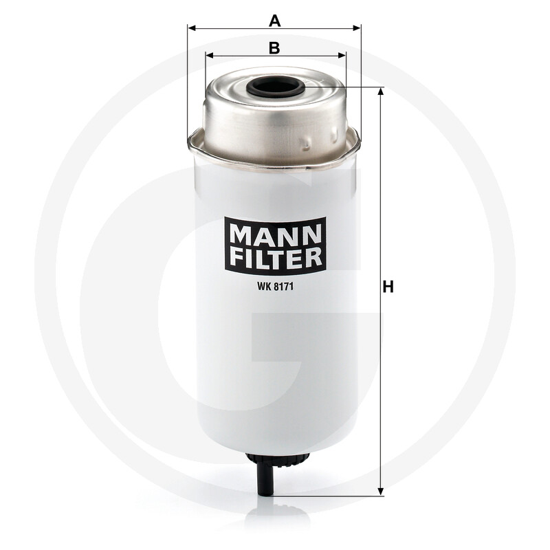 MANN FILTER Filtre à carburant · réf. 565WK8171