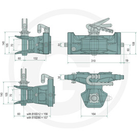 Rockinger Attache coulissante · réf. 787810D10005
