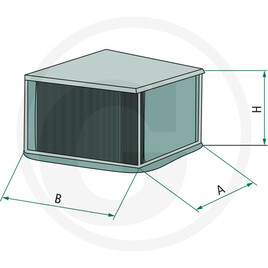Fleetguard Kraftstofffilter Fleetguard, Breite 93, · réf. 11015998