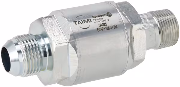 Raccord pivotant M 3/4 NPT x M 1-1/16 JIC · réf. SZF12MJ12M