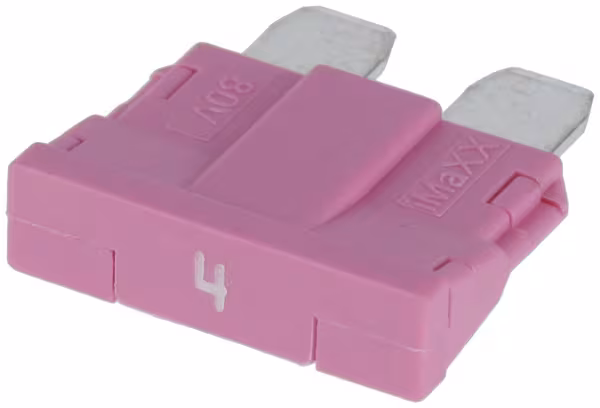 Fusible à lame standard 80V 4A rose paquet de 10x Kramp · réf. FS1804KR