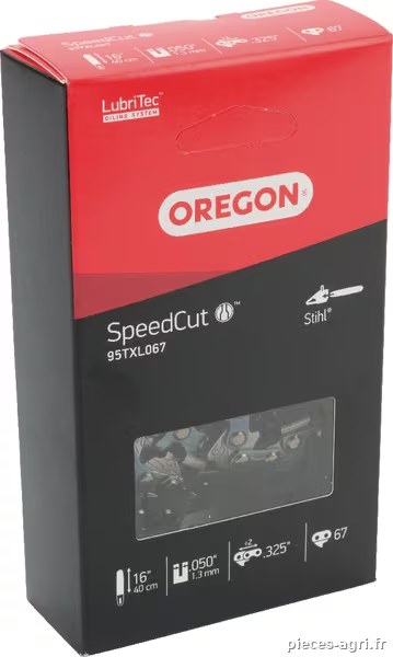 Chaîne de tronçonneuse .325" 1,3mm 78 DL demi-ciseau Speedcut Boite Oregon · réf. 95TXL078E