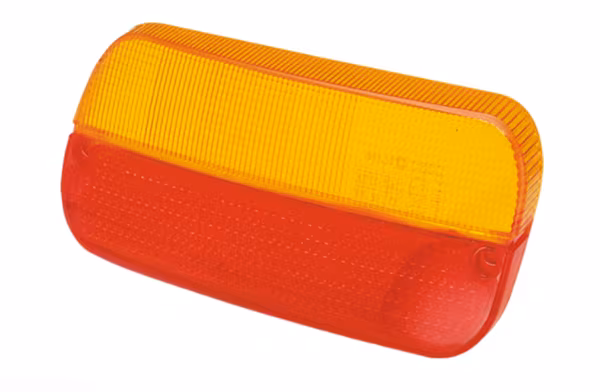Lentille de feu, rouge/transparent/orange arrière Cobo · réf. 1008130