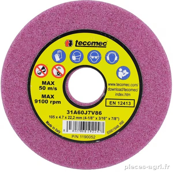 Disque abrasif 105x4,7x22mm · réf. FGP015146