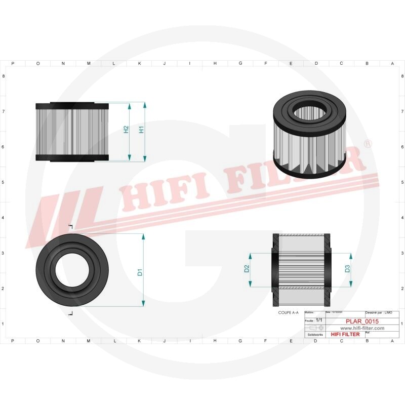 HIFI Filtre à huile hydraulique/transmission · réf. 5672154