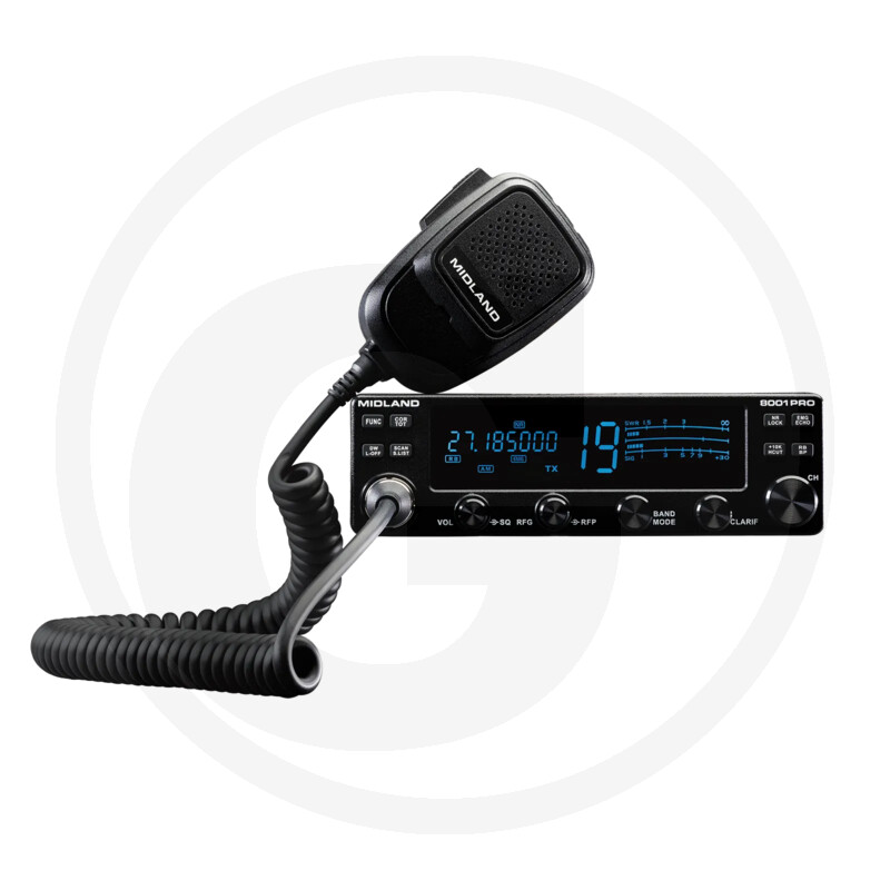 Midland 8001 Pro SSB CB-Funkgerät vue 2