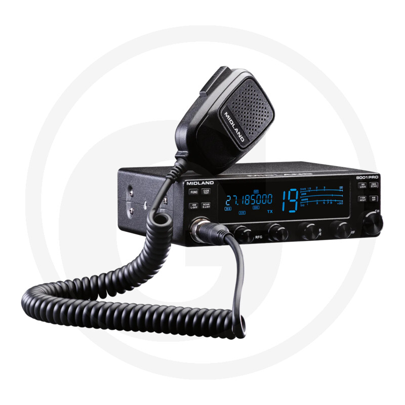 Midland 8001 Pro SSB CB-Funkgerät vue 3