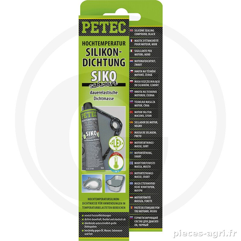 PETEC Verbindungstechnik Silikond noir · réf. 11973605