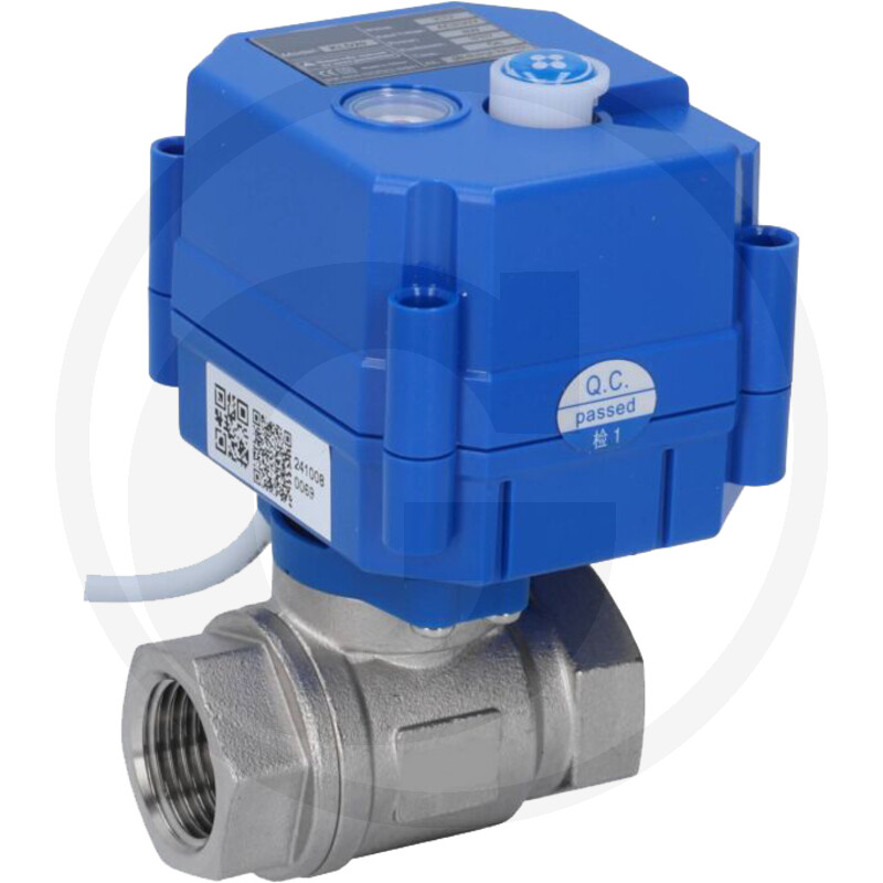 Watergates Kugelhahn-KE, 1", Edelstahl, 24V AC/DC vue 4