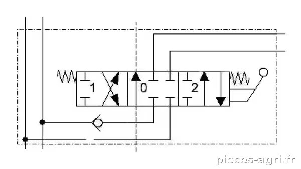 Vanne de commande supplémentaire 2e SV121 Z2 DW vue 3