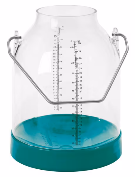 Seau à lait 30l bleu court · réf. 151055KER