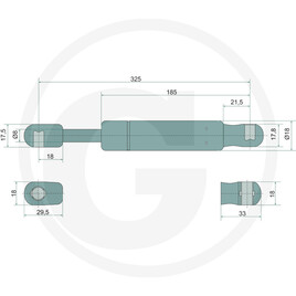 Stabilus Amortisseurs à gaz · réf. 6549701614