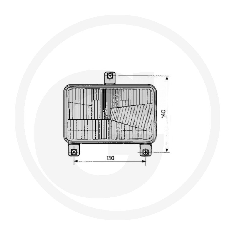 Cobo Scheinwerfer H4 12V · réf. 47350483