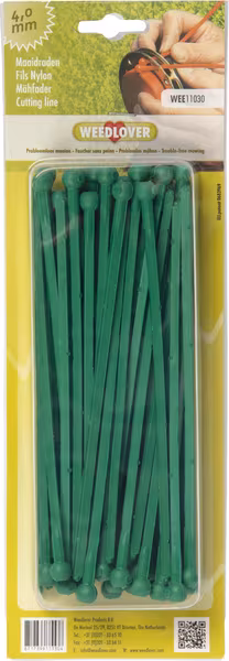 Coupe-bordures line Ø 4mm carré vert Weedlover · réf. WEE11030