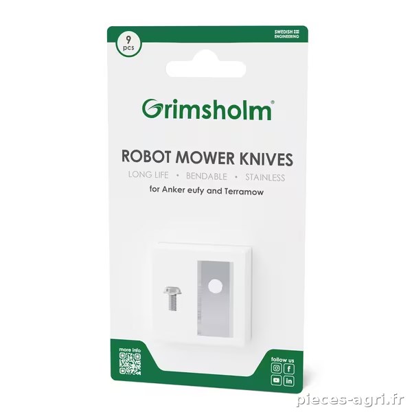 Lames pour Anker eufy et terramow, (9x) · réf. FGP1192