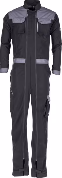 combinaison 2 zip noir/gris M · réf. KW104430089048